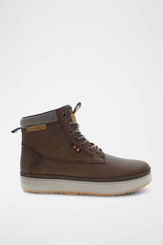 Hoge Sneakers Mokka - Bruin