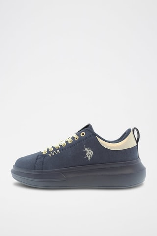 Platform Sneakers Helis Marineblauw