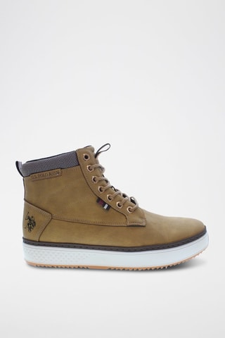 Hoge Sneakers Mokka - Camel