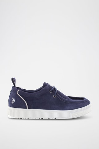 Baskets en cuir Bayard - Bleu