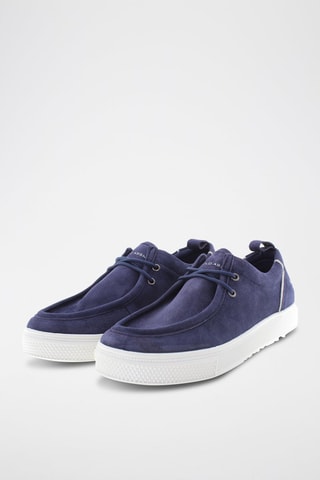 Baskets en cuir Bayard - Bleu