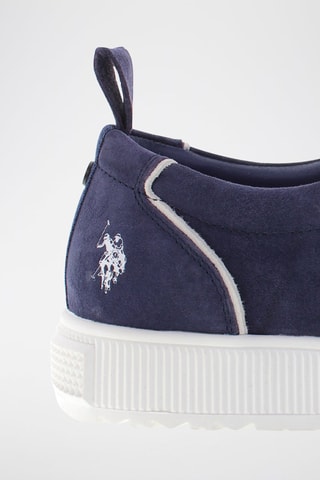 Baskets en cuir Bayard - Bleu