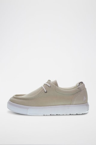 Platform Nubuck Sneakers Bayard - Beige
