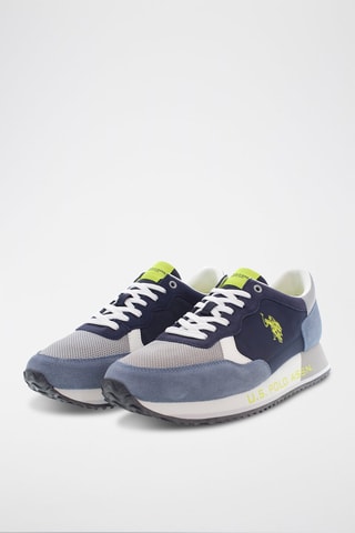 Leren Sneakers Cleef - Blauw