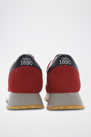 Baskets Cleef - Rouge