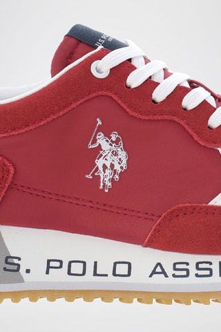 Baskets Cleef - Rouge