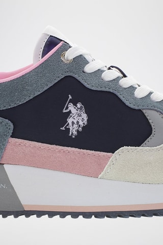 Leren Sneakers Sacha - Grijs