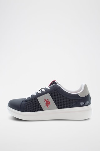 Baskets George - Bleu marine et gris