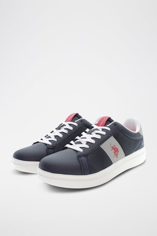 Baskets George - Bleu marine et gris