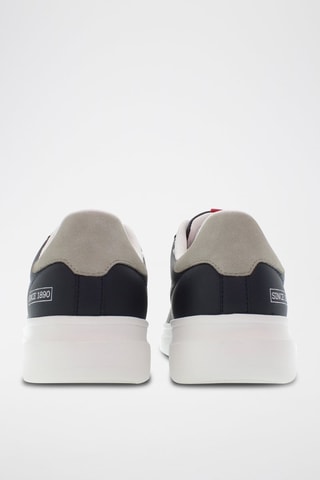 Baskets George - Bleu marine et gris