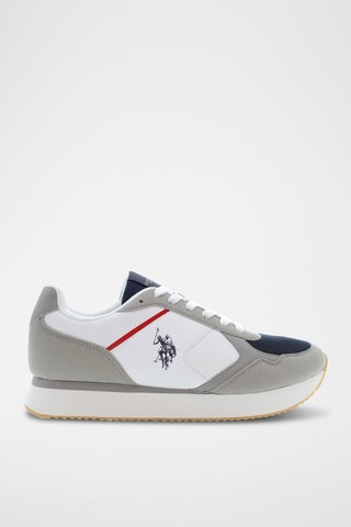 Sneakers Marlyn - Wit en Grijs