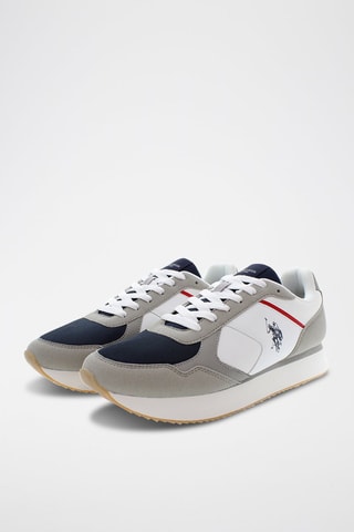 Sneakers Marlyn - Wit en Grijs