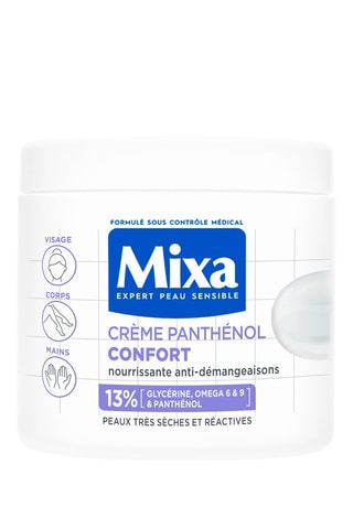 Crème nourrissante anti-démangeaisons Panthénol Confort - Peaux sensibles - 400 ml