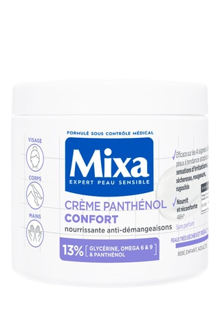 Crème nourrissante anti-démangeaisons Panthénol Confort - Peaux sensibles - 400 ml