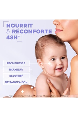 Crème nourrissante anti-démangeaisons Panthénol Confort - Peaux sensibles - 400 ml
