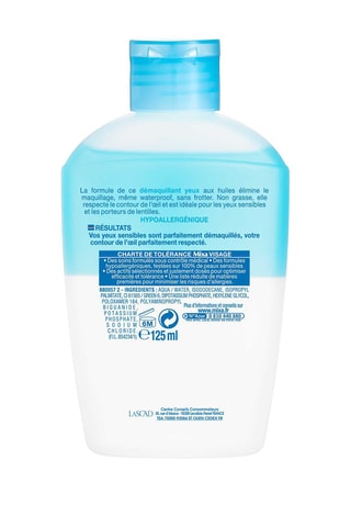 Démaquillant yeux biphase Tolérance optimale - 125 ml