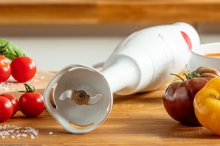 Staafmixer met Roestvrijstalen Lemmeten Turbomix - 800 ml - Wit