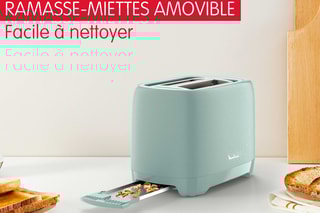 Broodrooster Morning - 720-850 W - 2 sleuven - Lichtblauw