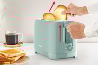 Broodrooster Morning - 720-850 W - 2 sleuven - Lichtblauw
