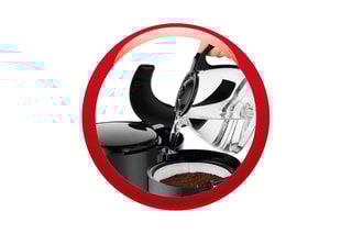Cafetière filtre Subito 1,25 l - 1000 W - 15 tasses - Noir