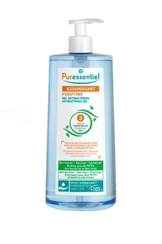 Gel antibactérien assainissant aux 3 huiles essentielles - 975 ml