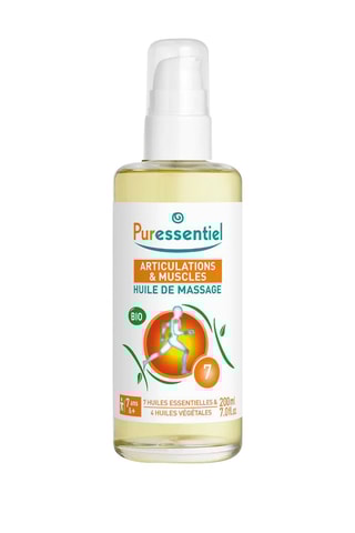 Huile de massage bio Articulations et Muscles 200 ml