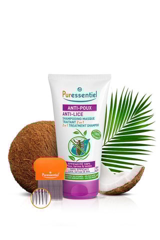 Shampoing masque traitant Anti-Poux avec peigne - 150 ml