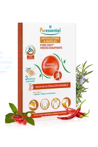 3 patchs chauffants Pure Heat articulations et muscles