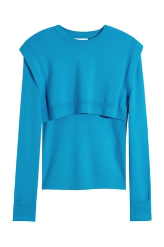 Pull en laine - Bleu
