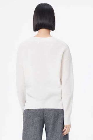 Pull en laine Ecru