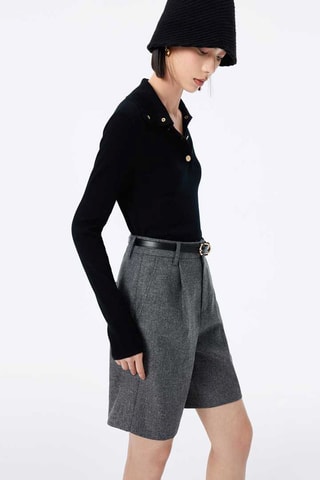 Pull en laine Noir