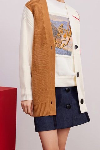Gilet long Blanc