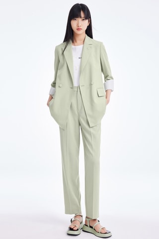 Pantalon de costume - Vert d'eau
