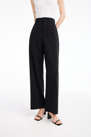 Pantalon wide legs - Noir