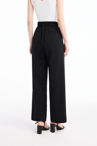 Pantalon wide legs - Noir