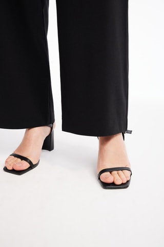 Pantalon wide legs - Noir