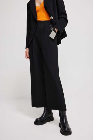 Pantalon wide legs Noir