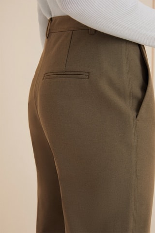 Pantalon cigarette Kaki