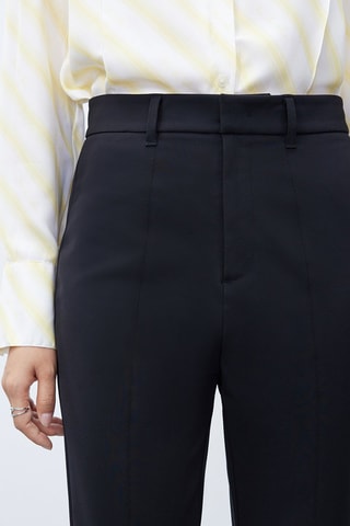 Pantalon droit Noir