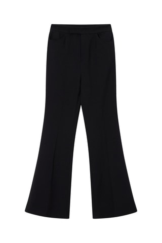 Pantalon flare Noir