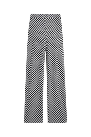 Pantalon slim - Noir et blanc