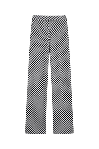 Pantalon slim - Noir et blanc