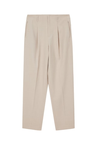 Pantalon droit Ecru