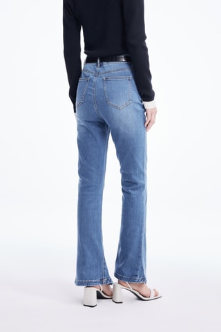 Pantalon flare - Bleu
