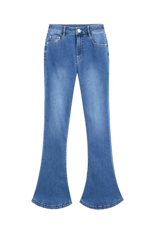 Pantalon flare - Bleu