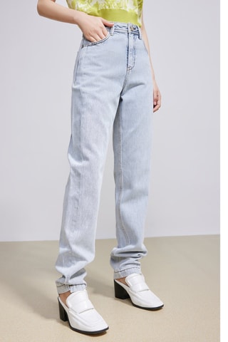 Jean taille haute - Bleu
