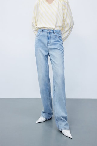 Jean droit Bleu