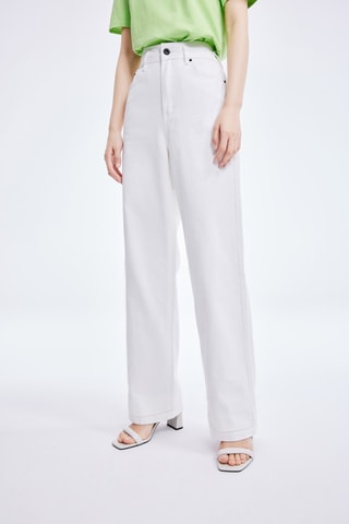 Jean straight - Blanc