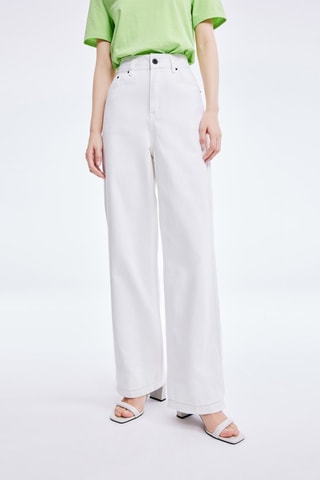 Jean straight - Blanc