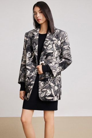 Manteau - Noir et blanc